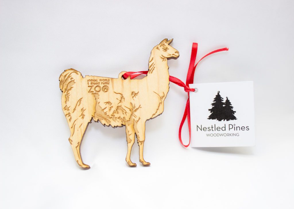 Animal World and Snake Farm Zoo Christmas Ornament