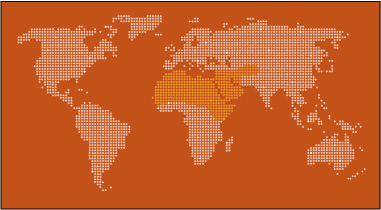 Dromedary Camel Map