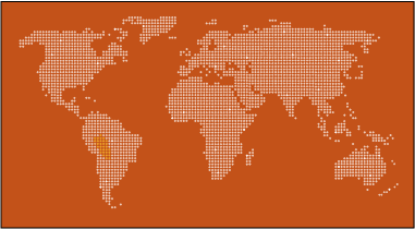 Blue-Throated Macaw Map